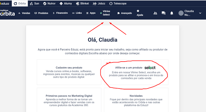 Marketing de Afiliados na PRÁTICA e SEM Complicação com Eduzz + Select +  Orbit Pages – Orbit Academy